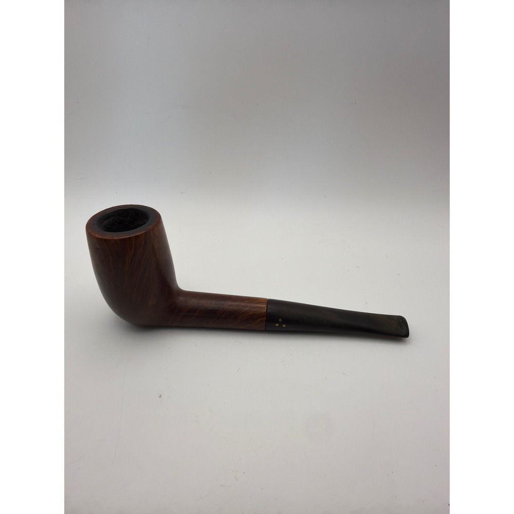 Brigham 303 Briar Smoking Pipe Billiard Smooth Made in Canada Vintage